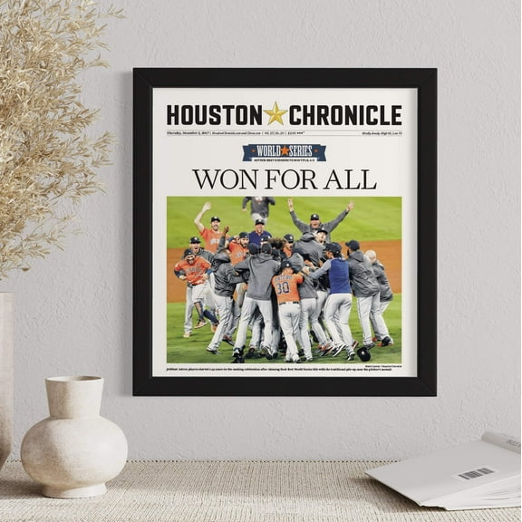 Black Newspaper Frame