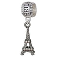 thumbnail image 1 of Black Nickel Tone AB Crystal Eiffel Tower - Bridesmaid Charm Bead, 1 of 1