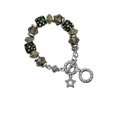 thumbnail image 1 of Black Nickeltone Open Star with Clear AB Crystals Fall Crystal Bead Charm Bracelet, 1 of 1