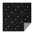 thumbnail image 1 of Black Night Sky Pattern Square Tablecloth,Waterproof Square Table Cover,Wipeable Spillproof Washable Table Cover for Home Kitchen Party Decor 60"x60"(152x152cm), 1 of 6