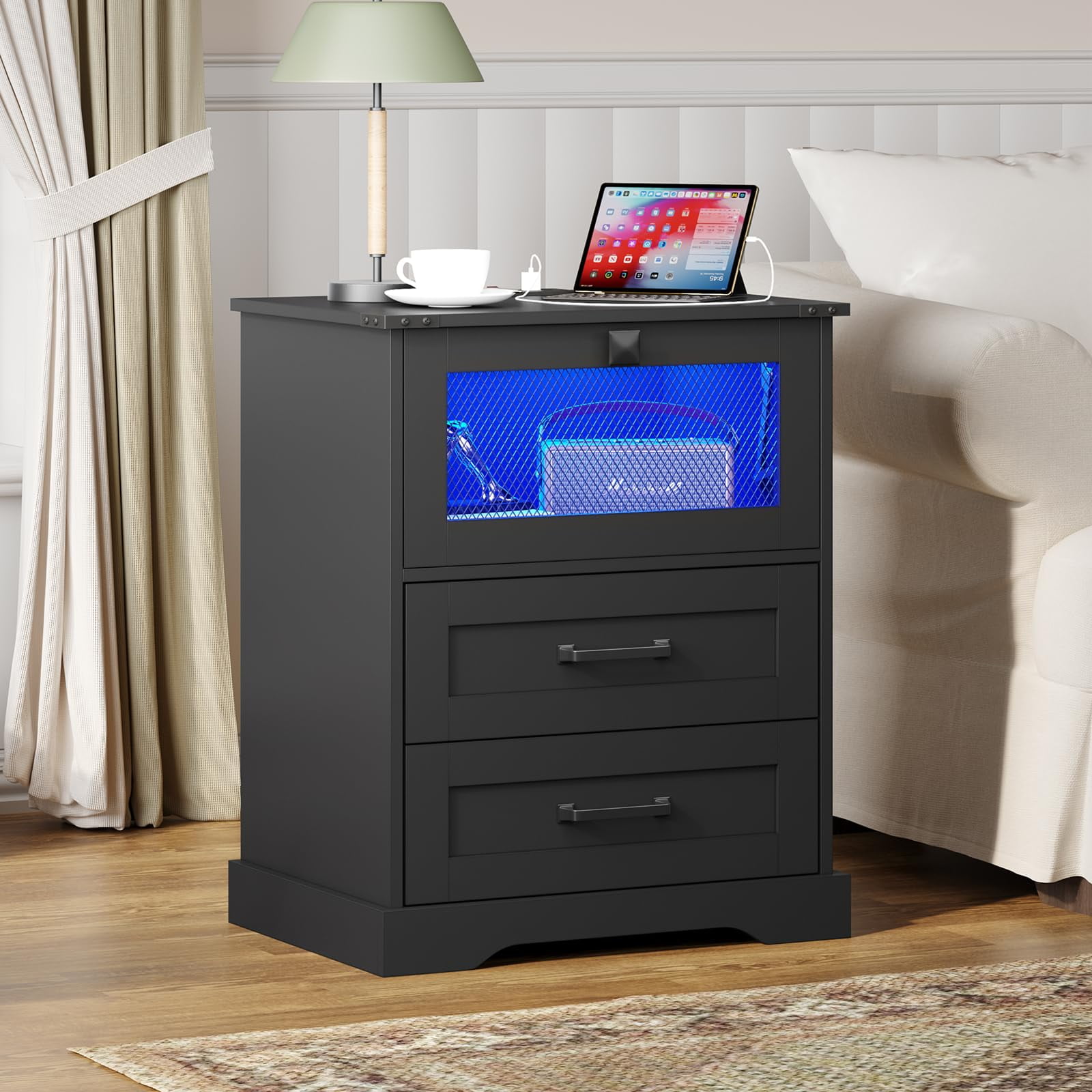Nightstands with outlets and usb ports outlet