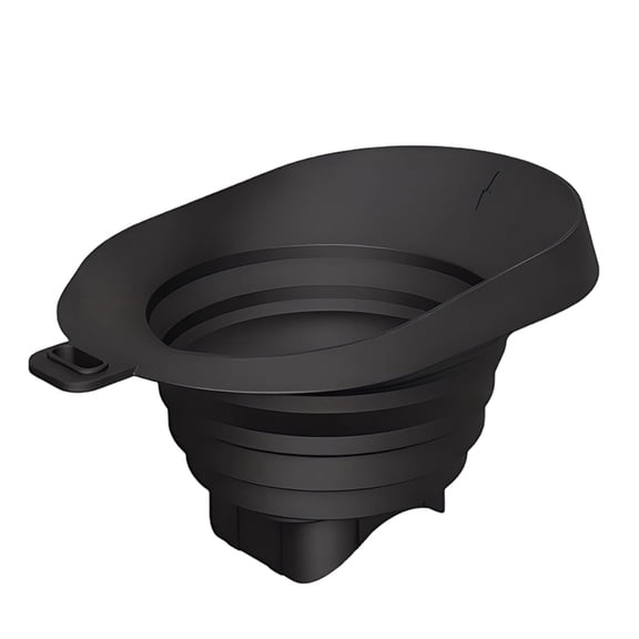 Black for Ninja Slushie Machine Anti-Splash Flow Hood, Spill-Proof Liquid Guide Cover, Silicone Pouring Beverages Accessory, Mess-Free for Kitchen Countertop