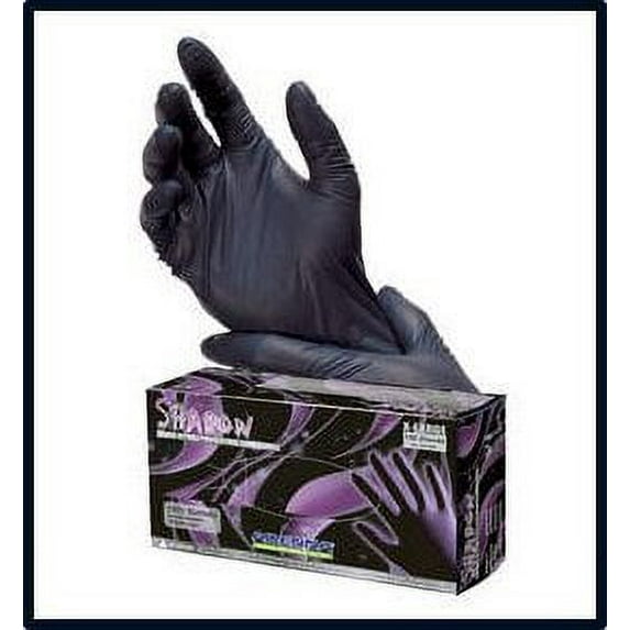 Black Nitrile Powder-Free Exam Gloves X-Large Case