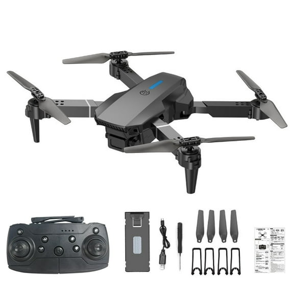 Black No Logo Dual Camera Drone With Altitude Hold 1800Mah Battery 60Min Charge Time Includes Protective Stands