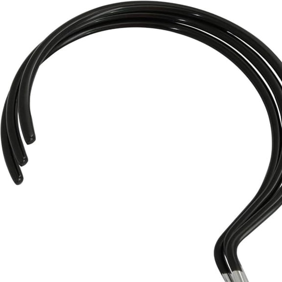 Black Non-Slip Belt Rack Tie Hanging Hooks Closet Accessories Scarf Ring Hangers Scarf Organizer Storage Holders for Ties Scarves Belts Tank Tops Pashminas