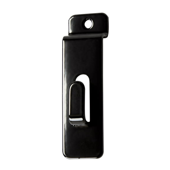 Black Notch Hook for Slatwall - Pack of 50