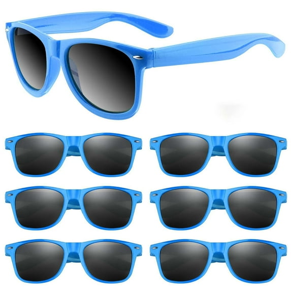 Black Novelty Sunglasses Bulk,12 Pack Party Favors for Summer Beach Pool Wedding Party, Great Gift for Pool