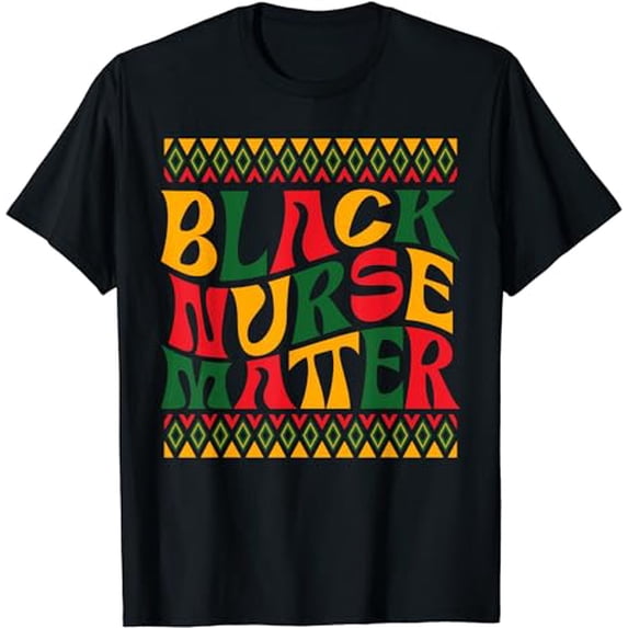 Black Nurse African American Nursing Black History Month T-Shirt