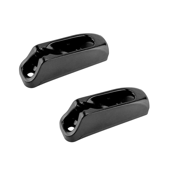 Black Nylon Clams Cleat Cord Tensioner Upgrades 2pcs Boat Jams Cleat Locking Rope Runner Canoeing Kayaks Surfing Marine