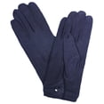 thumbnail image 1 of Black Nylon Gloves with Snap Adult Halloween Accessory, 1 of 1