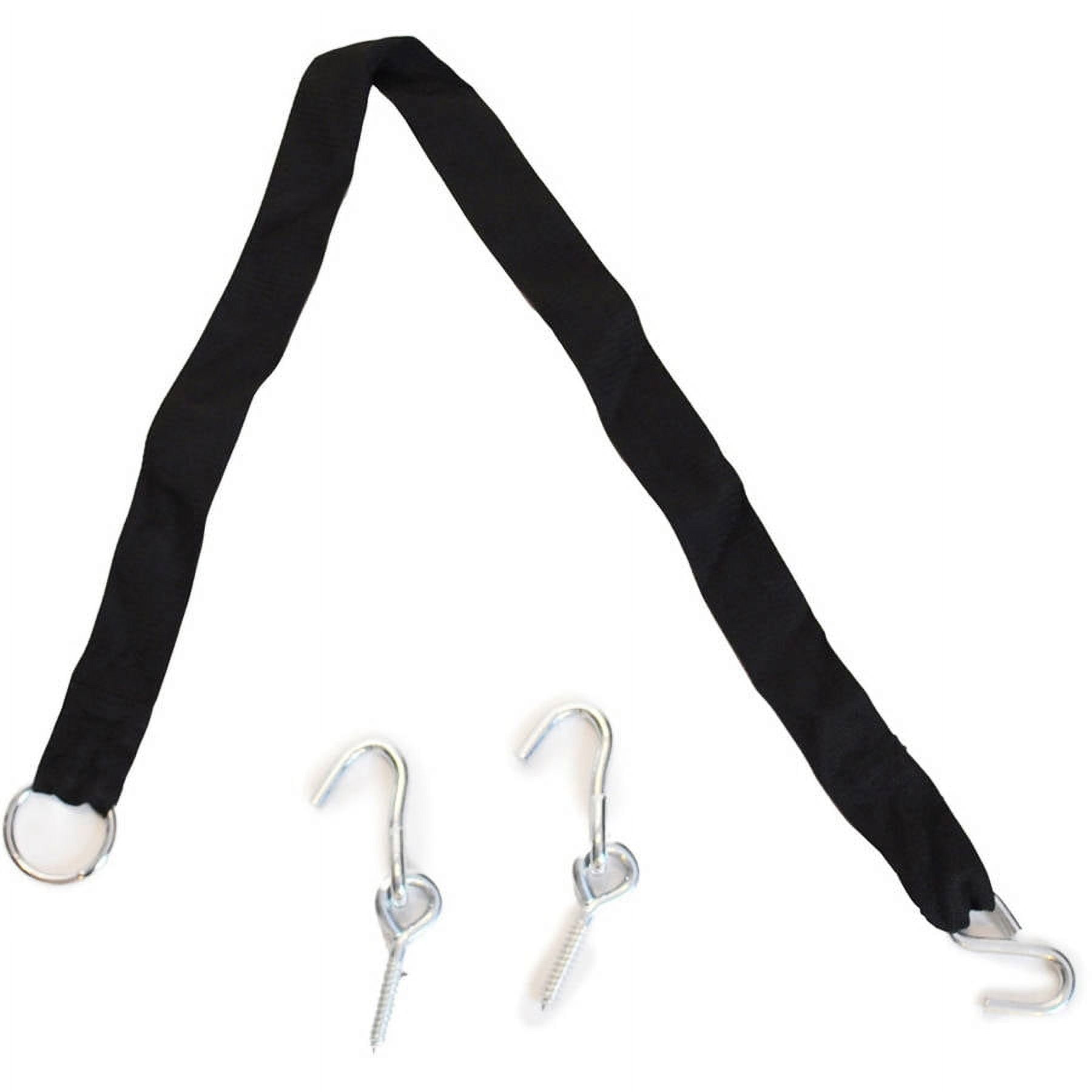 Black Nylon Hammock Tree Strap