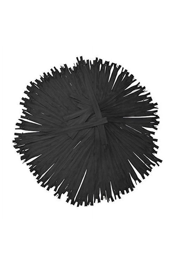 Black Nylon Invisible Zipper for Sewing, 4 Inch Bulk Hidden Zipper Supplies; by Mandala Crafts