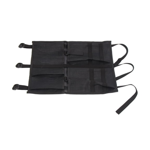 Black Nylon Mesh Storage Sleeve Pocket Kayak Canoe Box Organizers Gear Accessory Pouch for Kayak Fishing Boat Tool