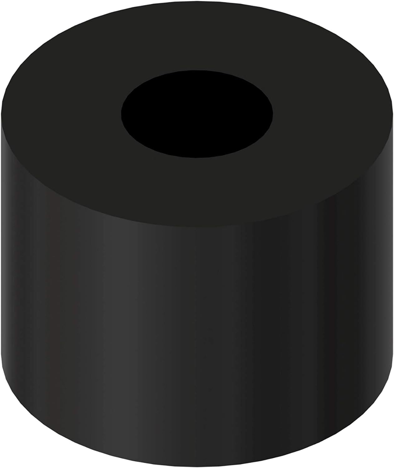 Black Nylon Spacer 3/8Inches Thick, 1/2Inches OD 0.194Inches ID, 50 Pack For VEX Robotics