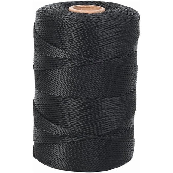 Black Nylon String 500ft 2mm UV Resistant Cord Twine for Garden Tomato Climbing Plants Floristry Fishing Wrapping Camping Outdoor Survival Netting Home Improvement