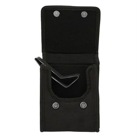 Black Nylon Vertical Phone Holster with Belt Loop-Clip - Compact 9mm
