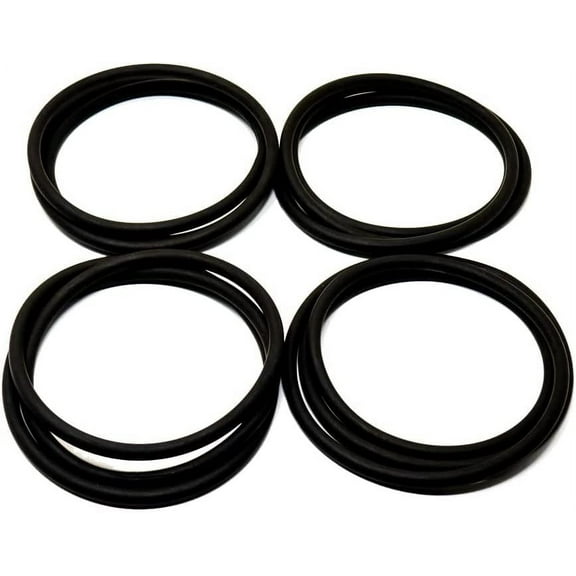Black O-Ring Wheel Seal- 4 PACK -16.5", fits Humvee