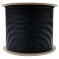 thumbnail image 1 of COMZON Black OM4 Multimode Indoor/Outdoor Fiber Optic Cable 24-Strand Fiber 50/125, Corning ClearCurve, Plenum Rated, 10G Speed, 1000ft Spool, 1 of 9
