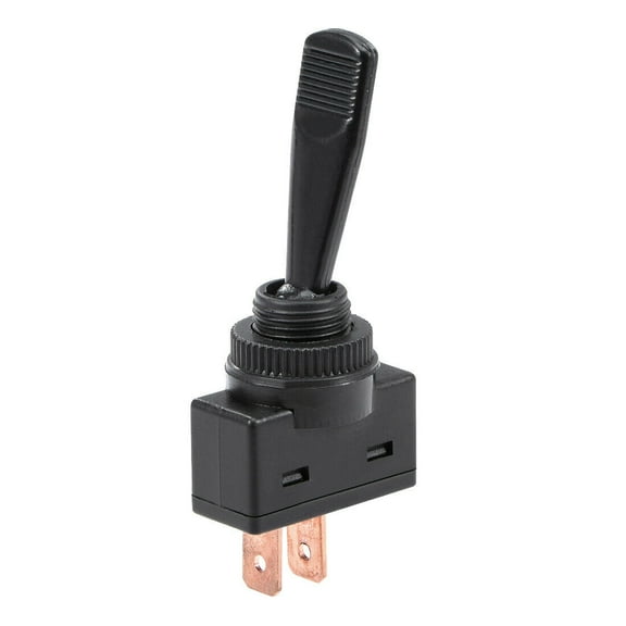 Black ON/OFF Toggle Flip Switch Universal DC 12V Car/Truck/Boat/Motorcycle 1/2"