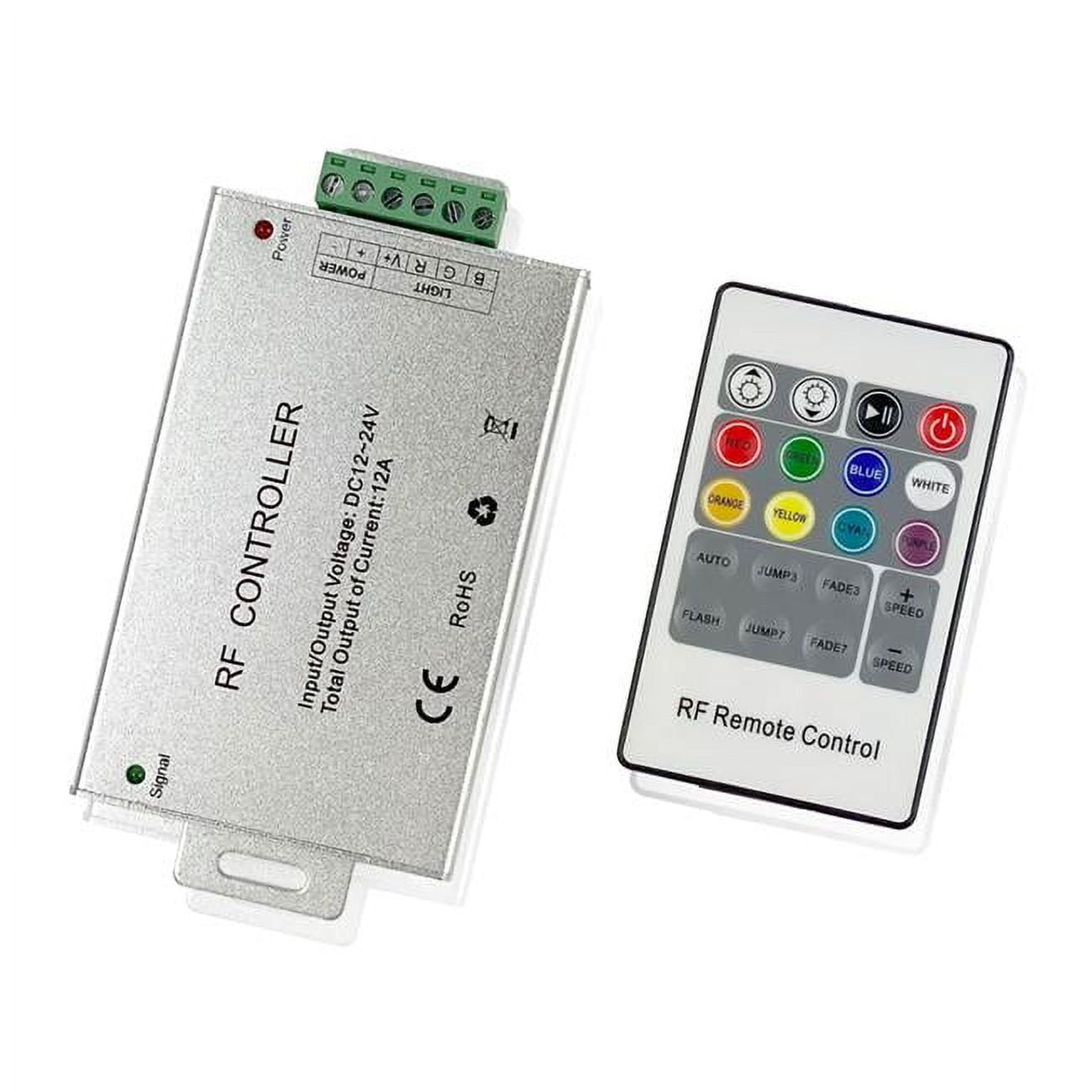 Silver and White Wireless RGB Light Controller