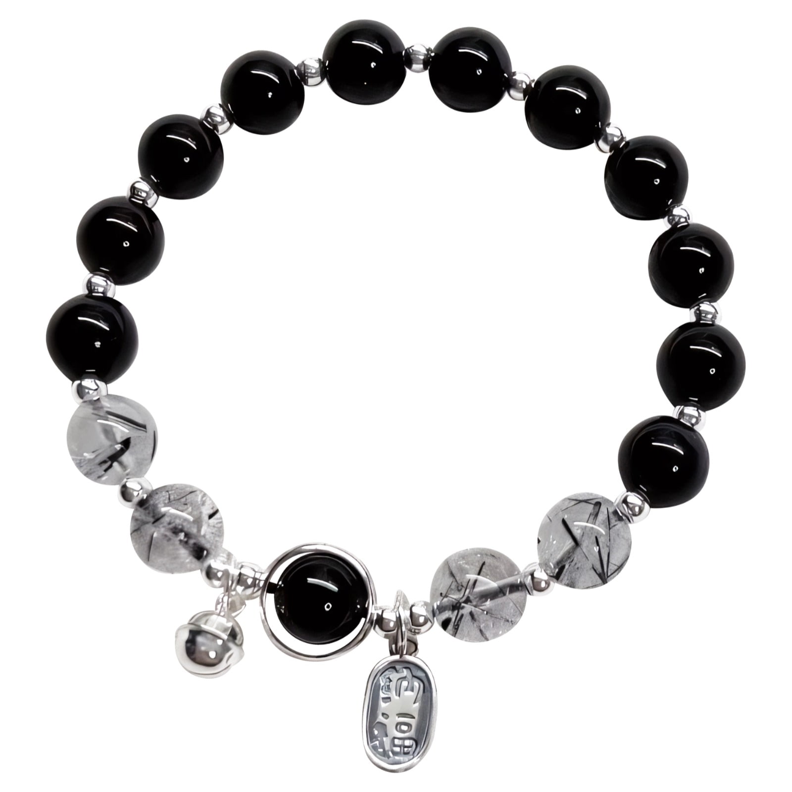 Hematite Bracelet/ Assorted Bead Shapes - Western Woods Inc