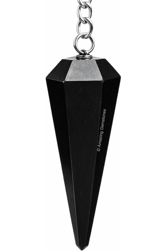 Black Obsidian Crystal Pendulum Divination