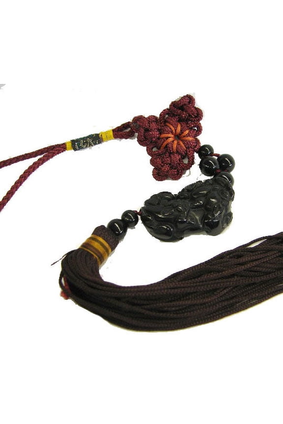 Black Obsidian Pi Yao Charm