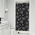 thumbnail image 1 of Black Occult Symbol Pattern Shower Curtain 36"x72" ,Bathroom Decorative Shower Curtains Set with 12 Hooks,Modern Waterproof Washable Shower Curtain, 1 of 6