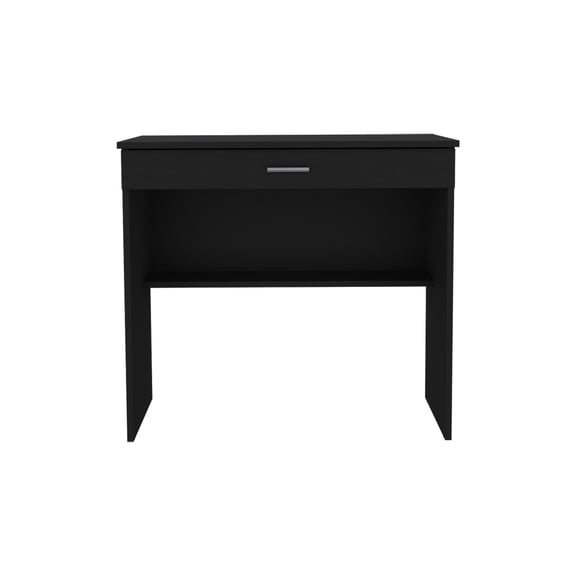 Black Office Desk For Professional Offices With Spacious Interior Versatile In Efficient Work Environments