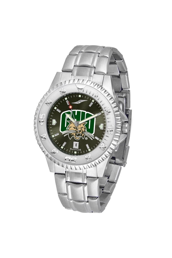 Black Ohio Bobcats Competitor Steel AnoChrome Watch