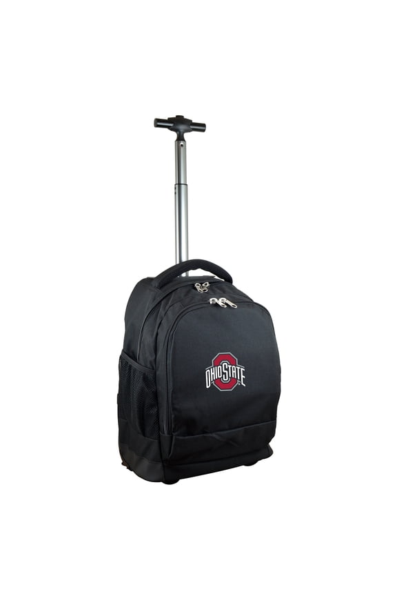 Black Ohio State Buckeyes 19'' Premium Wheeled Backpack