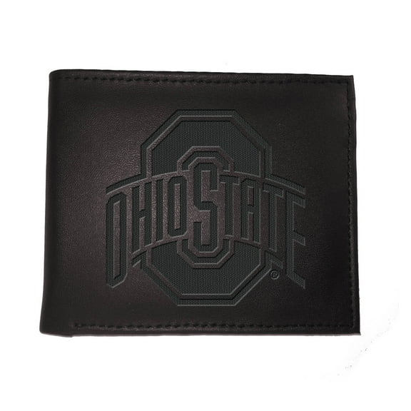 Black Ohio State Buckeyes Hybrid Bi-Fold Wallet