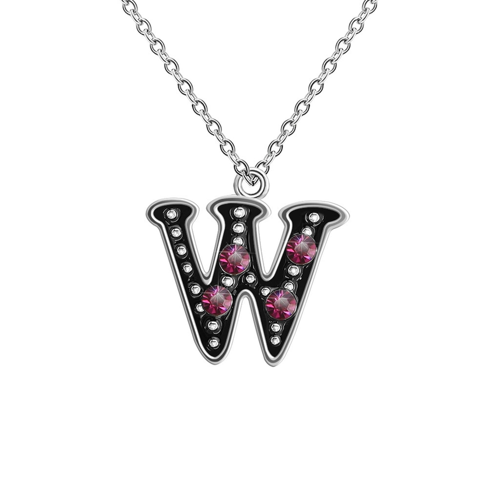 Black Oil Color 26 English Surname Letter Pendant Copper Material