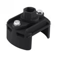 Black Oil Filter Removal Tool Filter Wrench With 2 Jaw Adjustable Oil