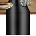 thumbnail image 1 of Black Ombre Table Runner 108 Inches, Farmhouse Black Gradient Color Aesthetic Bed Runner Dresser Scarves Tabletop for Indoor Outdoor Parties/Ceremony/Banquet, 13"x 108", 1 of 9
