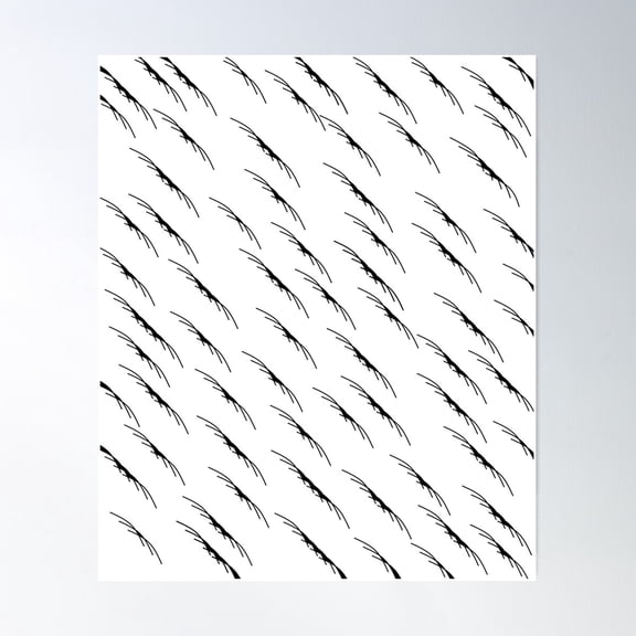 Black On White Poster Wall Art, Modern Wall Decor For Living Room Bedroom, 24x36 UNFRAMED