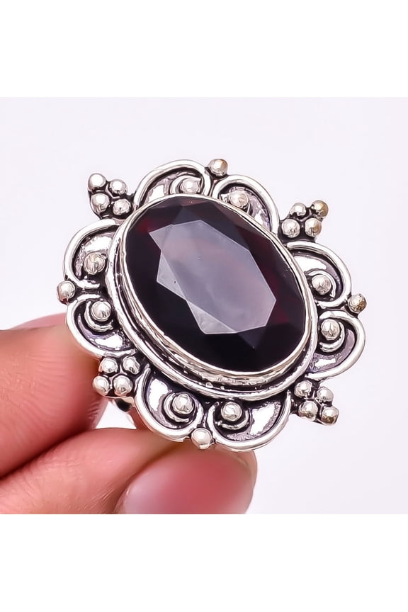 Black Onyx 925 Sterling Silver Jewelry Ring s.6 F613520, Gemstone Jewelry, Birthday Gift, Christmas Gift