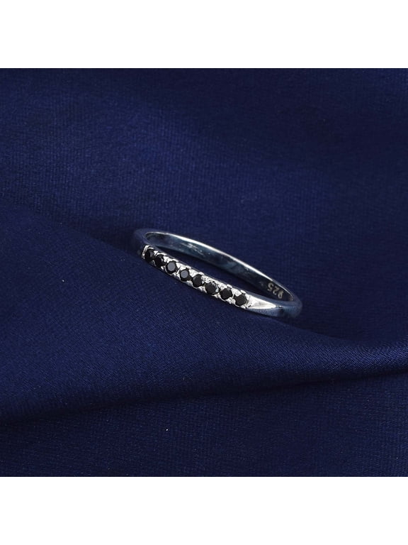 Black Onyx Eternity Bands