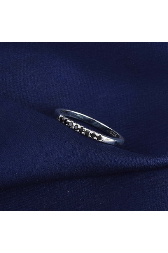 Black Onyx Eternity Bands