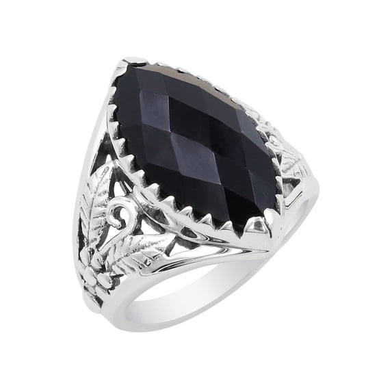 Earth Gems Jewelry Men's Black Onyx in Sterling Silver – Gemstone Fashion Jewelry