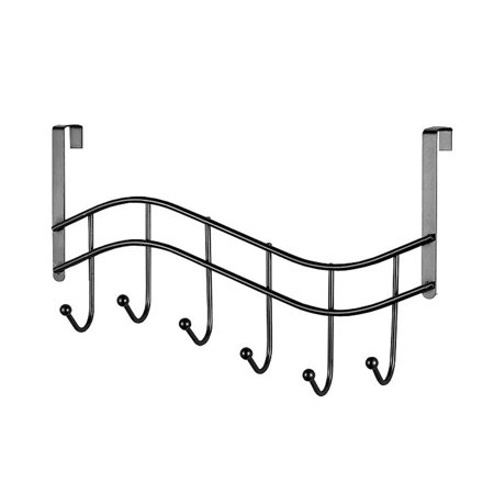 Black Onyx over The Door Rack 10.5" x 17" x 1.8"