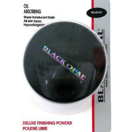 Black Opal Finishing Powder Black (3-Pack) with Free Nail File