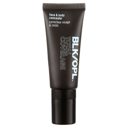 BLK/OPL Total Coverage Face + Body Concealer, Hides Scars, Maximum Coverage, Truly Topaz, .50 oz