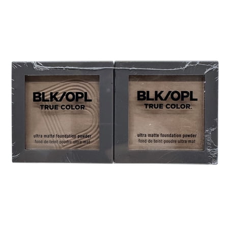 Black Opal True Color Ultra Matte Foundation Powder 200 Light 0.26 oz Set of 2