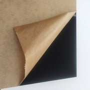 Black Opaque Plexiglass Acrylic Sheets 1/2" Thick - 6" X 12"
