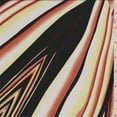 thumbnail image 1 of Black/Orange Diamond Silk Charmeuse, Fabric Sold By the Yard, 1 of 1