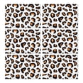thumbnail image 1 of Black and Orange Of Leopard Print Summer Placemats Table Placemats Set Of 6-Linen Kitchen Washable Placemats Table Mats 11.8"x17.7"Non-Slip Heat Resistant, 1 of 5
