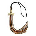 thumbnail image 1 of Endea Graduation Black/Orange/White Mixed Color Graduation Tassel with Gold Date Drop, 1 of 10