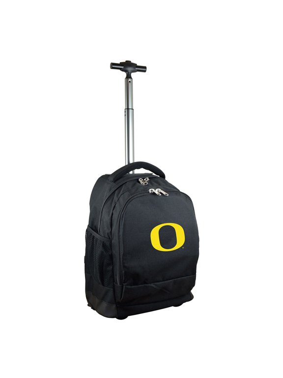 Black Oregon Ducks 19'' Premium Wheeled Backpack