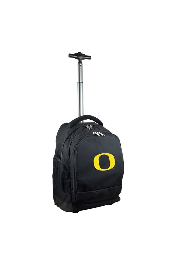 Black Oregon Ducks 19'' Premium Wheeled Backpack